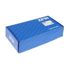 Смеситель для кухни ZEIN ZC2029, гибкий излив, кран-букса латунь 1/2", черный/хром - Фото 10