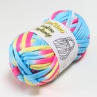 Пряжа трикотажная 95% хлопок, 5% эластан "Lentino Melange" 100 гр 30 м цвет 4 (комплект 2 шт) - фото 21643094