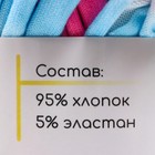 Пряжа трикотажная 95% хлопок, 5% эластан "Lentino Melange" 100 гр 30 м цвет 4 (комплект 2 шт) - фото 21643095