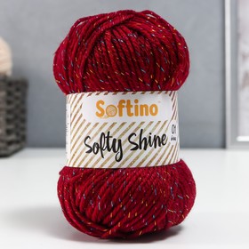 Пряжа 70% акрил, 30% шёлк "Softy Shine" 50 гр 85 м цвет 10 бордо 7656183