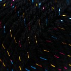 Пряжа 70% акрил, 30% шёлк "Softy Shine" 50 гр 85 м цвет 44 чёрная ночь - Фото 4