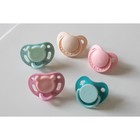 Пустышка ортодонтическая, силикон, от 0 - 3 мес., цвет розовый - фото 35835070