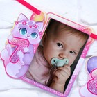 Гирлянда на ленте с местом под фото «Мой первый год», розовый, длина 300 см - фото 24287484