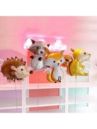 Воздушный шар фольгированный 28" «Енот», фигура - Фото 3