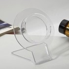 Подставка для часов, браслетов, цепочек «Круг», 4,4×5,1×6,2 см, цвет прозрачный - Фото 3