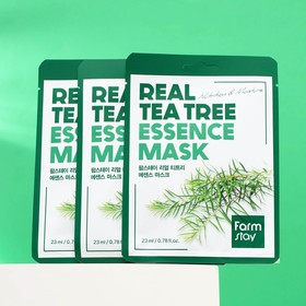 Набор масок для лица Farmstay, с экстрактом чайного дерева, 3 шт.