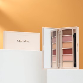 Тени для век "ESTHETIC HOUSE" A.blending Pro Eyeshadow Palette, Nude Beach, 12 г 7990197