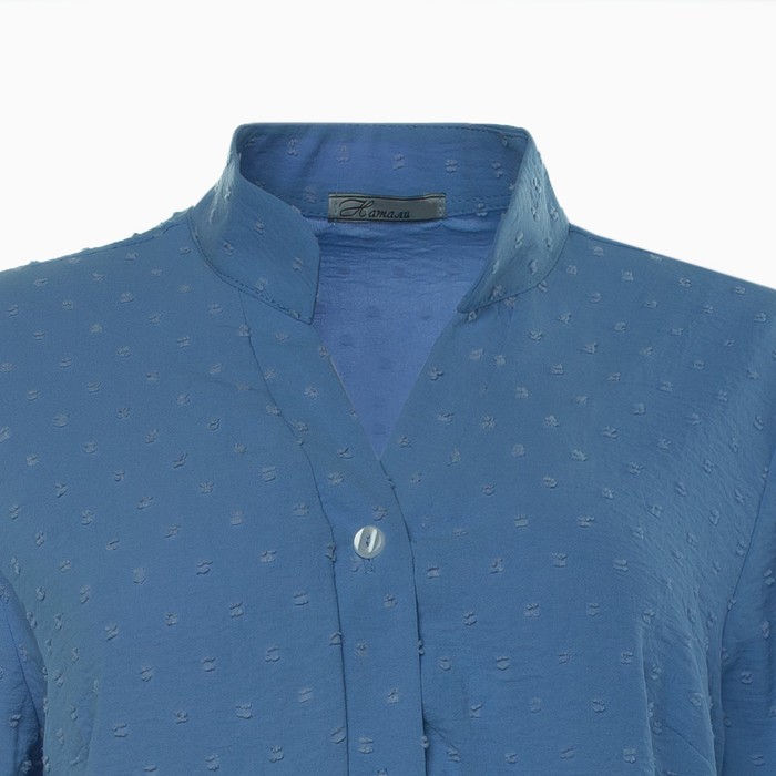 Платье рубашка, цвет голубой, размер 52 54931