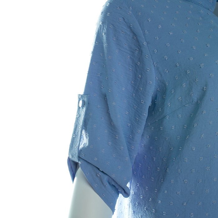 Платье рубашка, цвет голубой, размер 52 54931