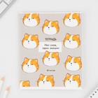 Тетрадь в клетку, 48 л., А5, на скрепке, блок №1 «Котики приколы» МИКС - Фото 8