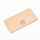 Конверт под шоколад, крафтовый, 15,5 х 8 х 0,7 см (комплект 10 шт) - фото 21643946