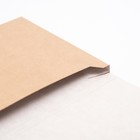 Конверт под шоколад, крафтовый, 15,5 х 8 х 0,7 см (комплект 10 шт) - фото 21643948