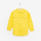 Рубашка для девочки джинсовая KAFTAN, размер 30 (98-104 см), цвет жёлтый - Фото 10