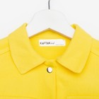 Рубашка для девочки джинсовая KAFTAN, размер 30 (98-104 см), цвет жёлтый - Фото 11