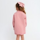 Рубашка для девочки джинсовая KAFTAN, размер 30 (98-104 см), цвет розовый - Фото 3