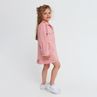 Рубашка для девочки джинсовая KAFTAN, размер 30 (98-104 см), цвет розовый - Фото 5