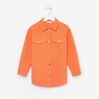 Рубашка для девочки джинсовая KAFTAN, размер 30 (98-104 см), цвет оранжевый - Фото 9