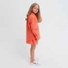 Рубашка для девочки джинсовая KAFTAN, размер 30 (98-104 см), цвет оранжевый - Фото 2