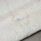 Тряпка для мытья пола Доляна, с отверстием для швабры, вискоза-ХПП, с оверлоком, 50×80 см, плотность 220 г/м², белая - Фото 4