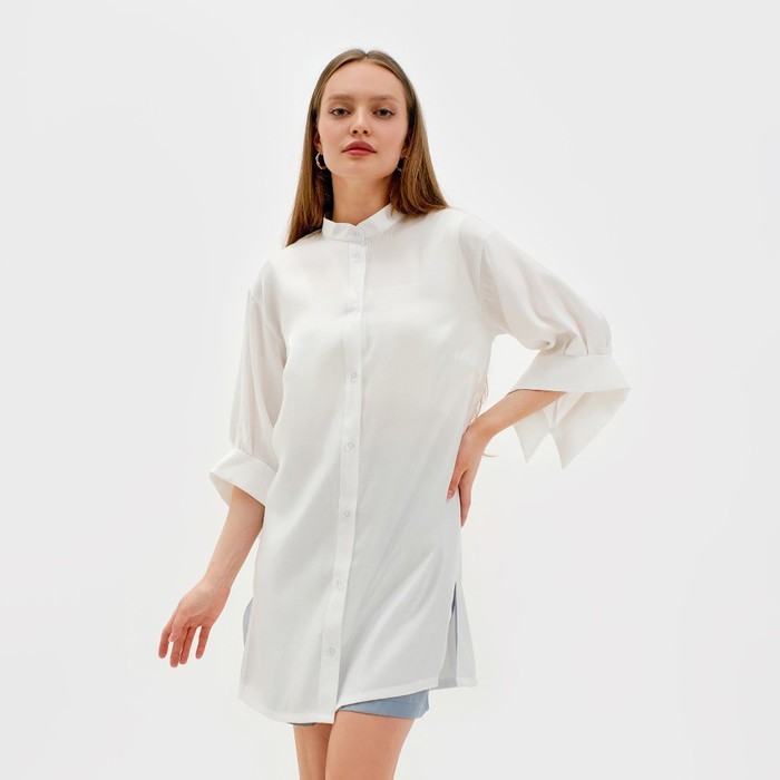 Блузка женская MINAKU: Casual collection, размер 46, молочный