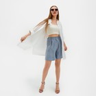 Рубашка женская MINAKU: Casual collection цвет молочный, р-р 46 7774513 - фото 14056108