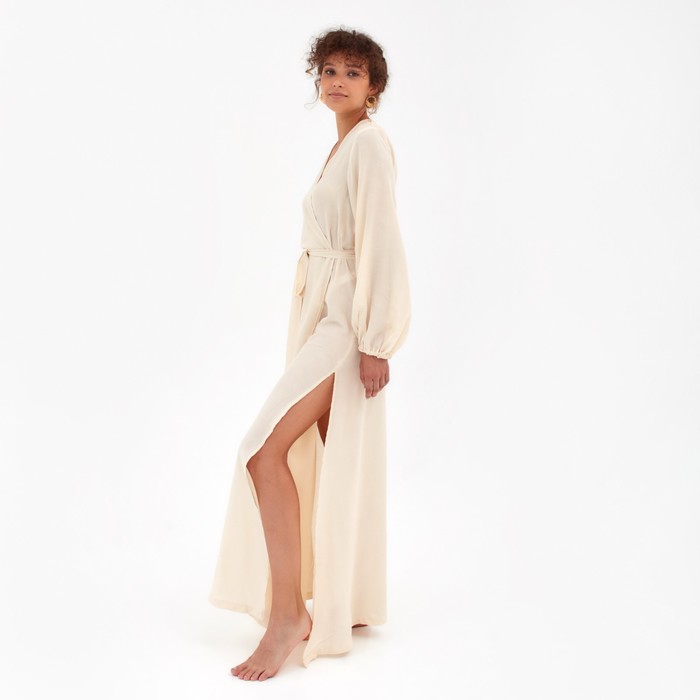 Платье-парео женское MINAKU: Summer time цвет бежевый, размер 42-44 - Фото 1