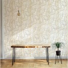 Стеновая панель ПВХ «Наттерер», 2600×250 мм, цвет белый мрамор/золотой - Фото 2