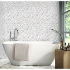 Стеновая панель ПВХ «Сансеверо 653», 2600×250 мм, цвет белый мрамор/серый - Фото 3