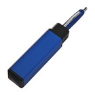 Ручка шариковая автоматическая San Remo 1.0 мм, металлический ярко-синий корпус, синий стержень, в тубусе - фото 8067715