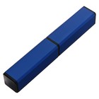 Ручка шариковая автоматическая San Remo 1.0 мм, металлический ярко-синий корпус, синий стержень, в тубусе - фото 8067716