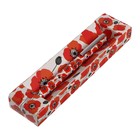 Ручка шариковая поворотная, 0.7 мм, Bruno Visconti Dolce Vita Маки, стержень синий, корпус металлический, в футляре - фото 21644324