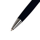 Ручка шариковая поворотная, 1.0 мм, Bruno Visconti MILANO, стержень синий, синий металлический корпус, в металлическом тубусе - Фото 3