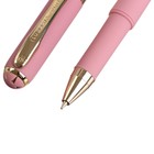 Ручка шариковая, 0.5 мм, Bruno Visconti MONACO, стержень синий, корпус розовый, в футляре - Фото 4