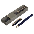 Ручка шариковая, 0.5 мм, Bruno Visconti MONACO, стержень синий, корпус тёмно-синий, в футляре - фото 7216753