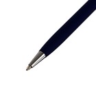 Ручка шариковая поворотная, 0.7 мм, Bruno Visconti Palermo, стержень синий, тёмно-синий металлический корпус, в футляре - фото 8067768