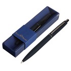 Ручка шариковая автоматическая, 1.0 мм, Bruno Visconti SAN REMO, стержень синий, тёмно-синий металлический корпус, в футляре - фото 318930160