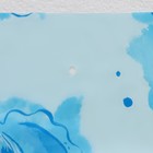 Штора для ванной «Посейдон», 180×180 см, цвет голубой - фото 9144446