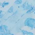 Штора для ванной «Посейдон», 180×180 см, цвет голубой - фото 9144447
