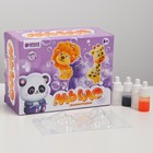 Мыло своими руками. Набор для творчества и гравюра «Дружные зверята» - фото 24573392