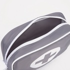 Косметичка на молнии, цвет серый - Фото 4