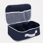 Косметичка на молнии, цвет синий - фото 804893486