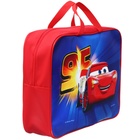 Папка с ручками текстильная А4, 35×27×10 см, «Тачки» - Фото 3