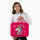 Папка с ручками А4, 35×10×27 см, «Минни Маус и единорог» - Фото 4