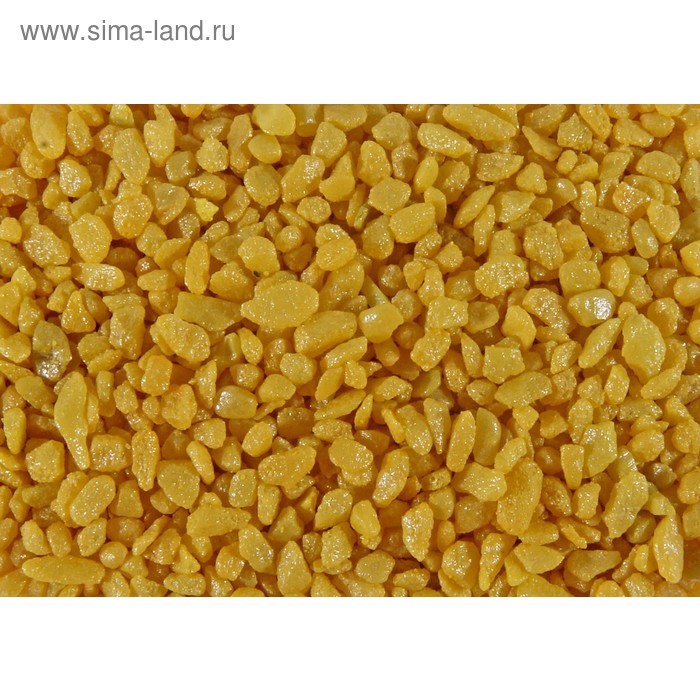 Грунт лимонный для декора мелкий 350гр. - Фото 1