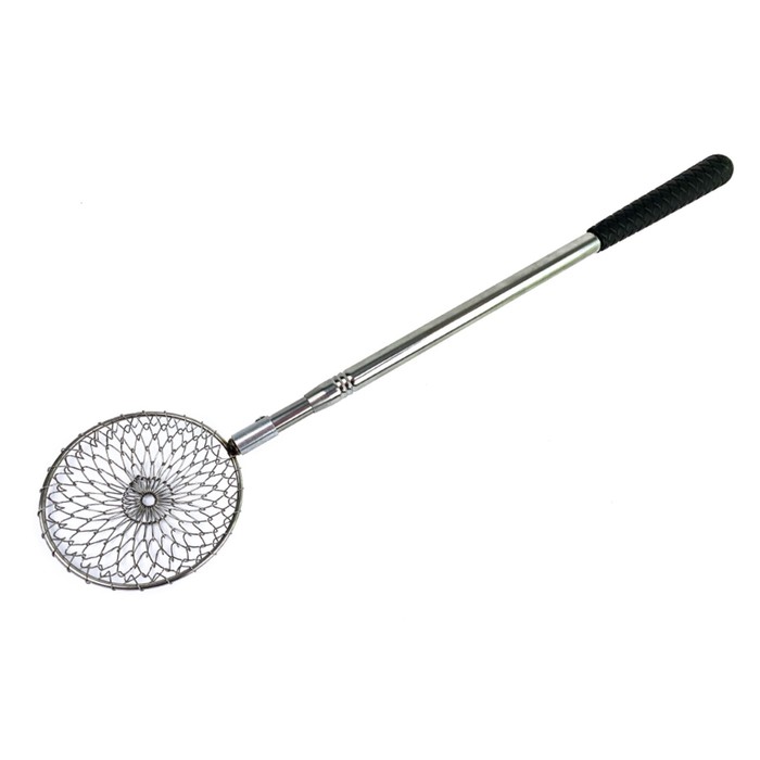 Черпак телескопический с сеточкой HIGASHI ice telescopic scoop, 83 см, 11 см, 04855