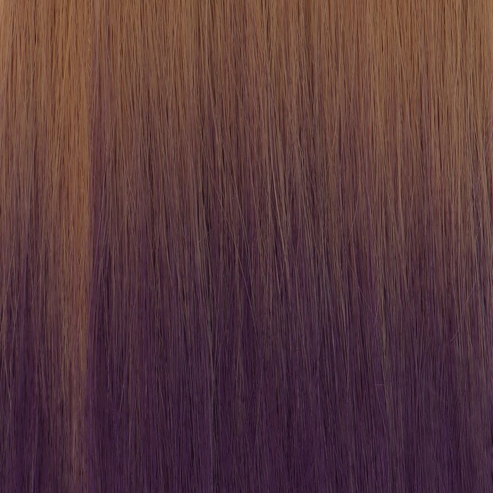 Хвост накладной, прямой волос, на резинке, 60 см, 100 гр, цвет русый/фиолетовый(#SHT24/SHT834) 29266