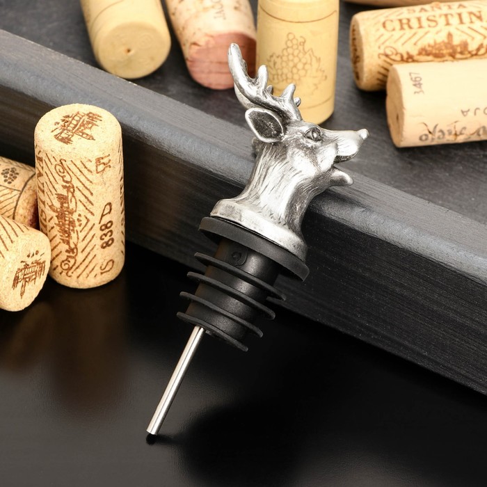 Гейзер для вина «Олень», 9 см - Фото 1