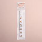 Пилка для ногтей «Корги», прямая, 180/240 грит, 18 см - Фото 4