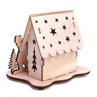 Новогодний декор с подсветкой «Дом со звёздами» 15,5 × 11 × 12 см - Фото 6
