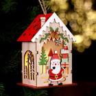 Новогодний декор с подсветкой «Дед Мороз с подарками» 9 × 6 × 12,5 см - фото 6628358